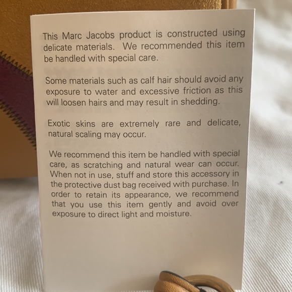 Beautiful Leather/Calf Hair Marc Jacobs Shoulder/Crossbody Handbag - Picture 9 of 9